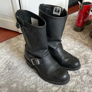 Black Frye Engineer Boots
